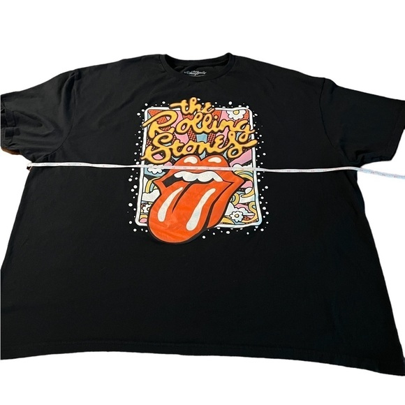 THE ROLLING STONES BLACK SHORT SLEEVES GRAPHIC T-SHIRT SIZE 3XL - Picture 5 of 6